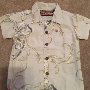 Quiksilver Boys youth Hawaiian shirt